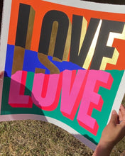 Load image into Gallery viewer, Love Is Love - Holy Moly Signed Print
